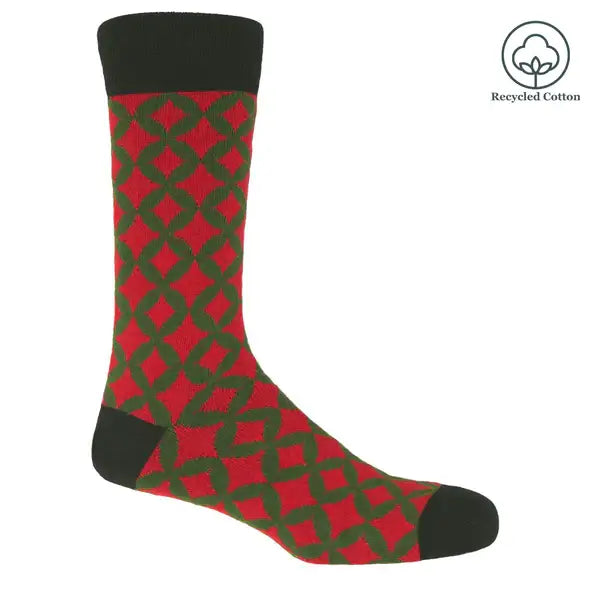 Mosaic large recycled socks (size 6-13)