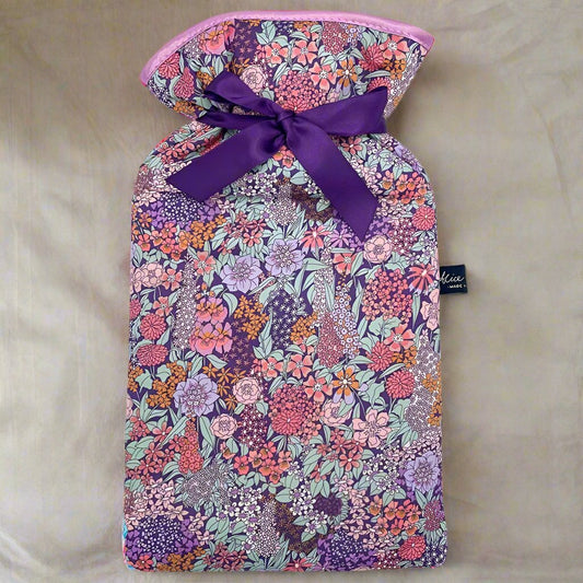 Ciara Lavender Liberty fabric hot water bottle