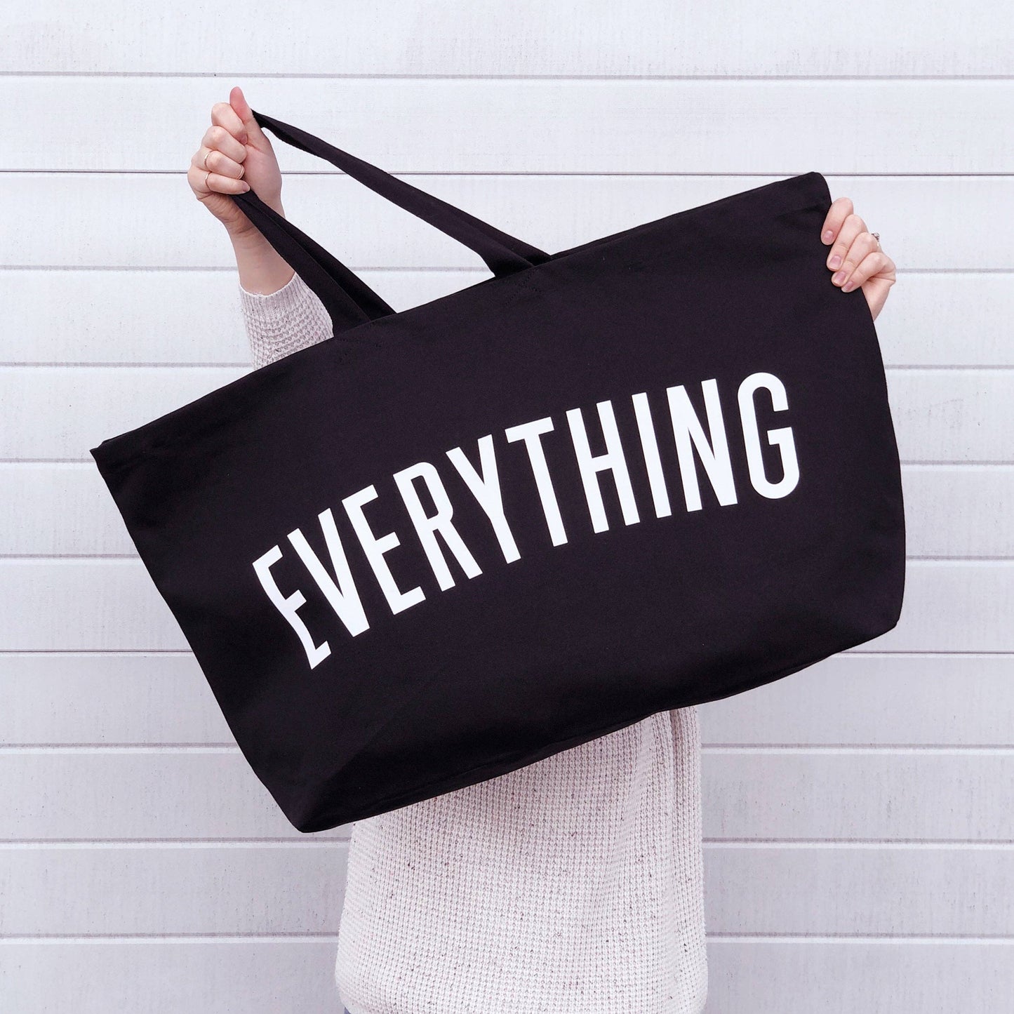 Everything - black REALLY big bag