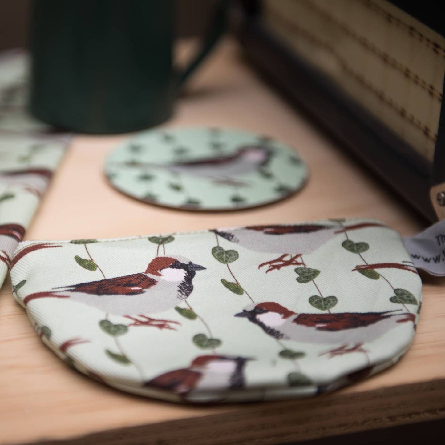 House Sparrow print purse