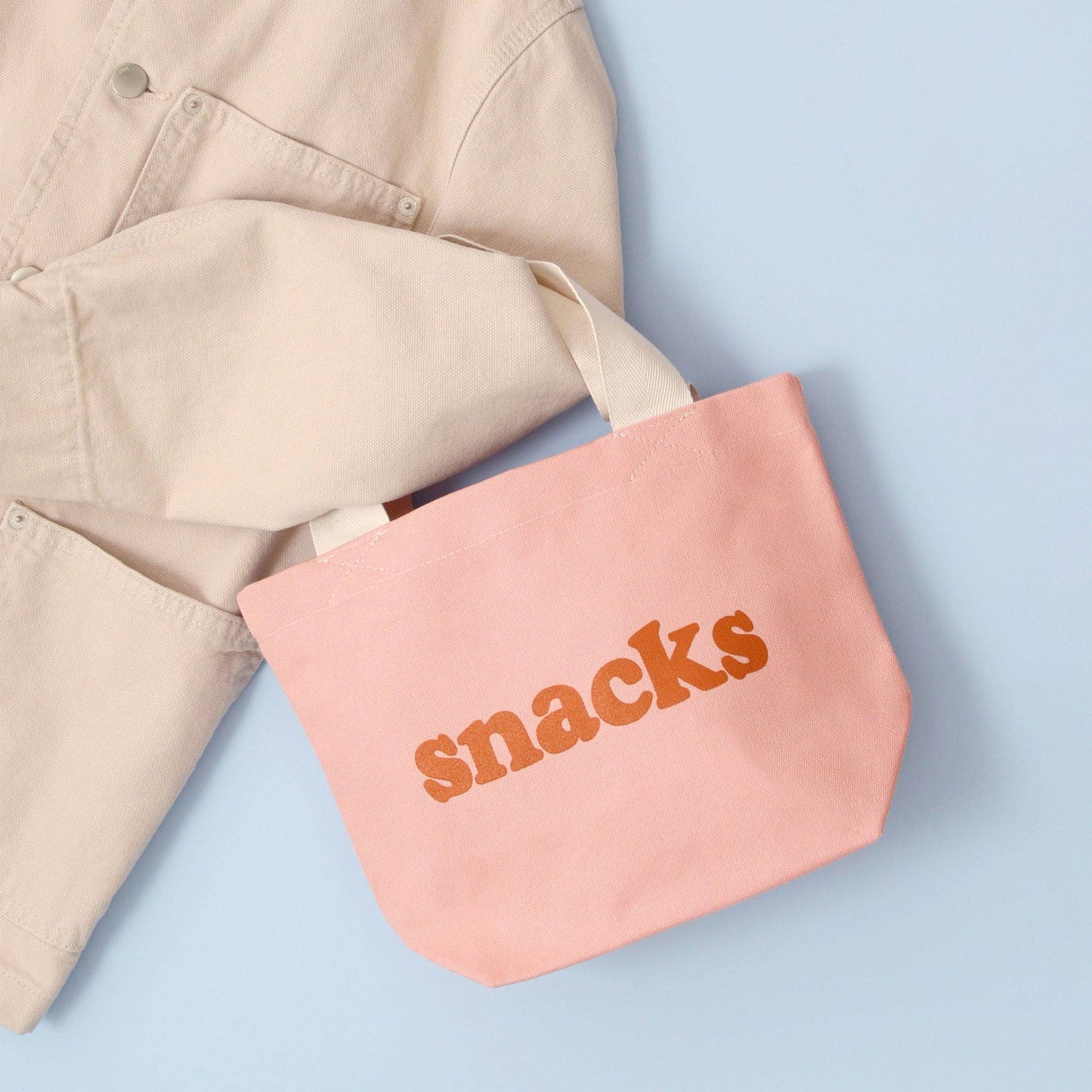 Little pink snacks bag