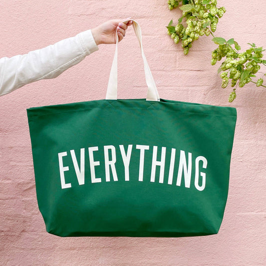 Everything - forest green REALLY big bag