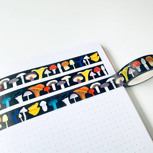 British mushrooms washi tape