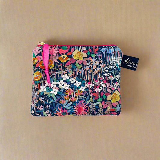 Faria Flowers Liberty fabric purse