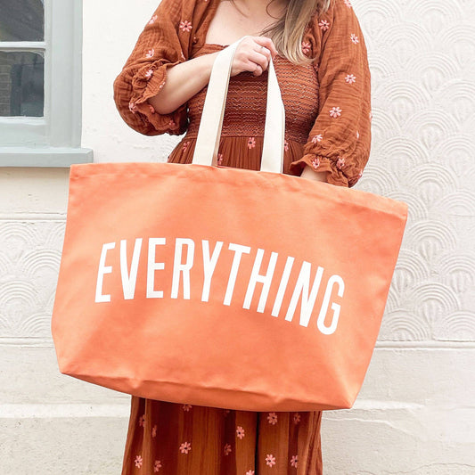 Everything - peach REALLY big bag