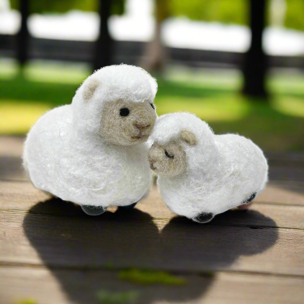 Make your own sheep felting craft kit