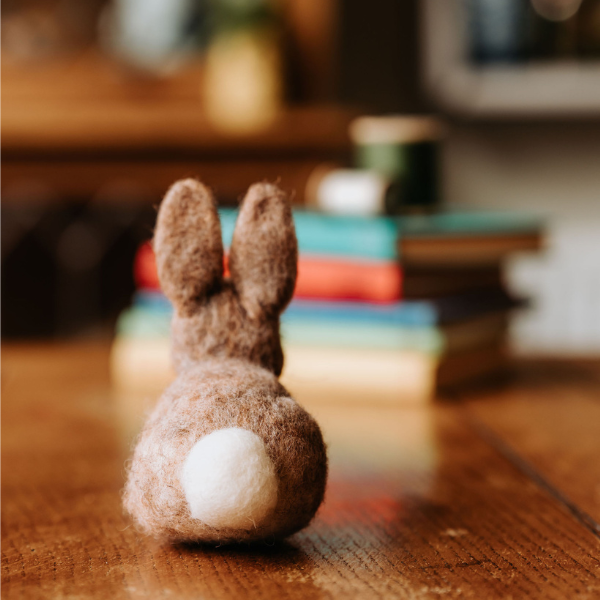 Baby bunny needle felting craft kit