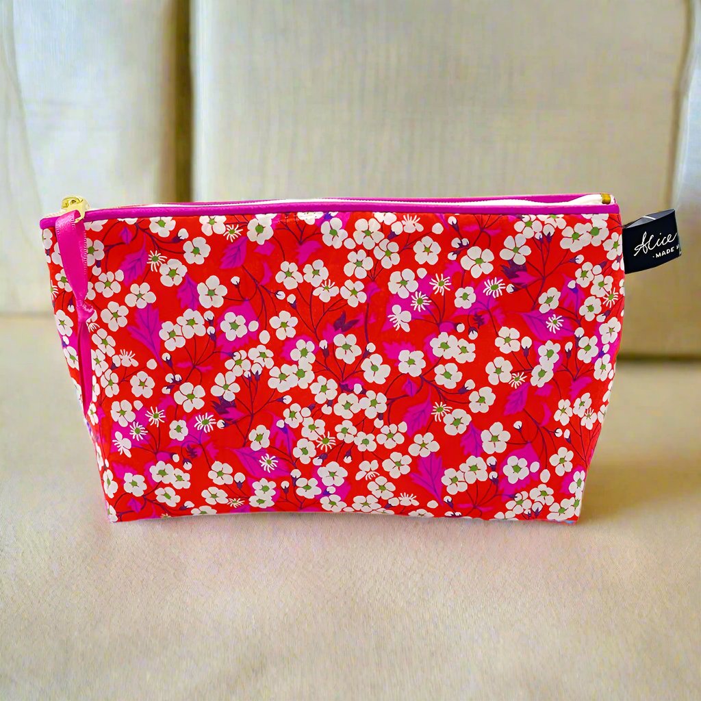 Liberty Mitsi Chilli cosmetic bag