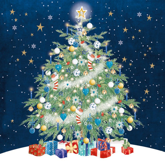 Christmas tree charity Christmas cards - pack of six