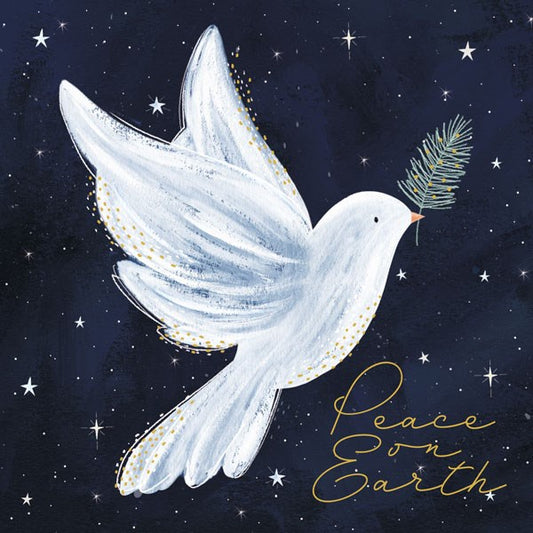 Peace on Earth dove charity Christmas cards - pack of six