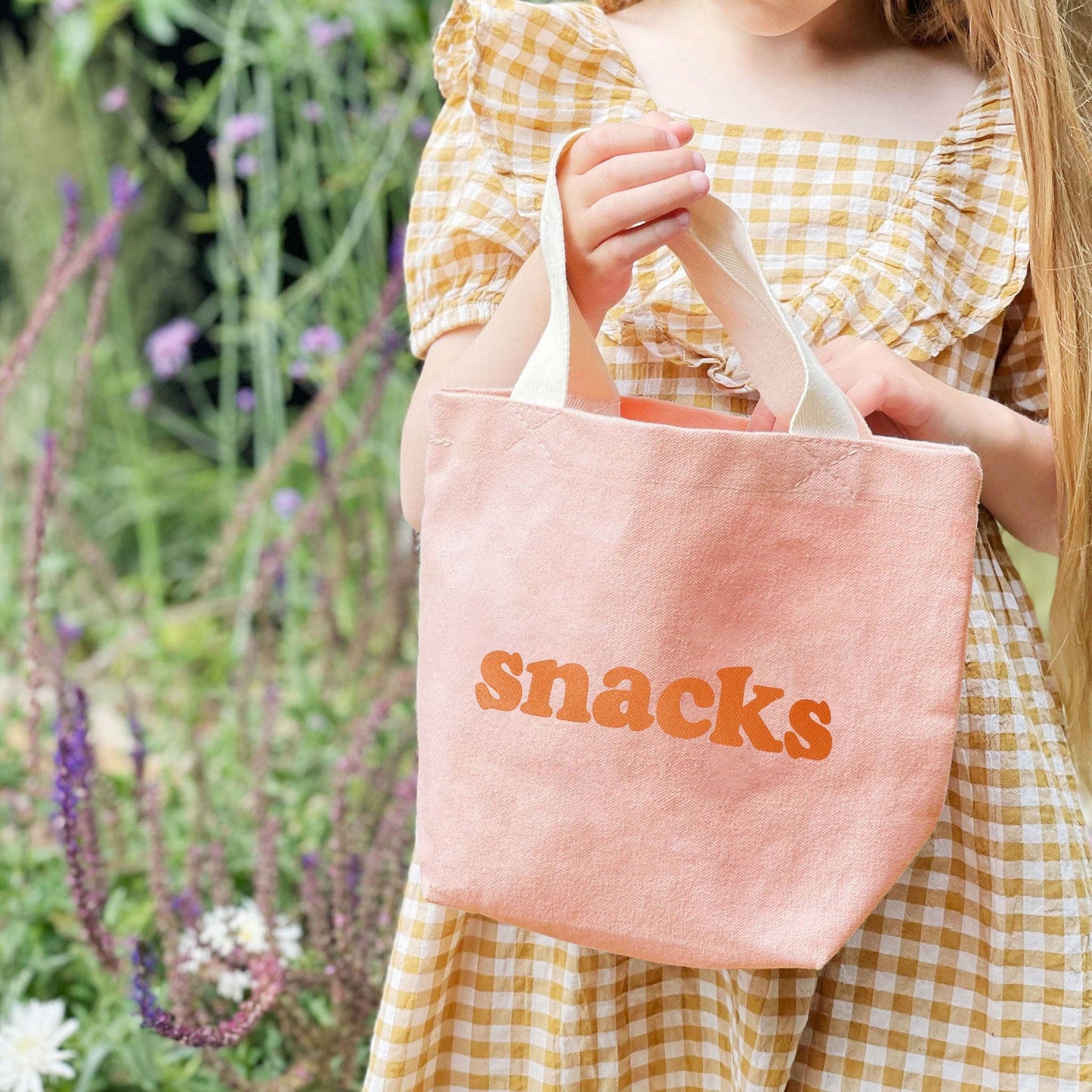 Little pink snacks bag