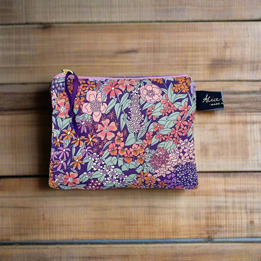 Ciara Lavender Liberty fabric purse