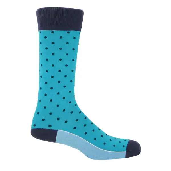 Pin polka large socks (size 6-13)