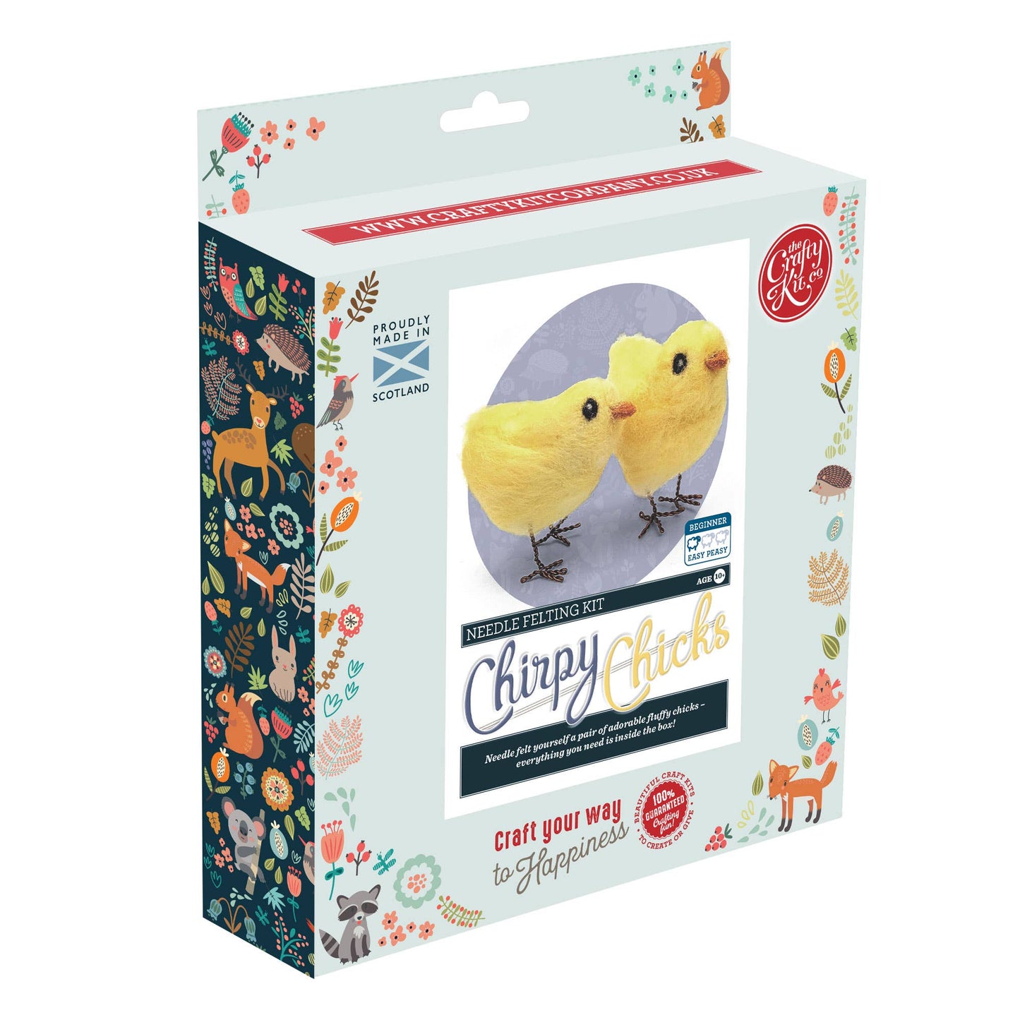 Chirpy chicks needle felting craft kit