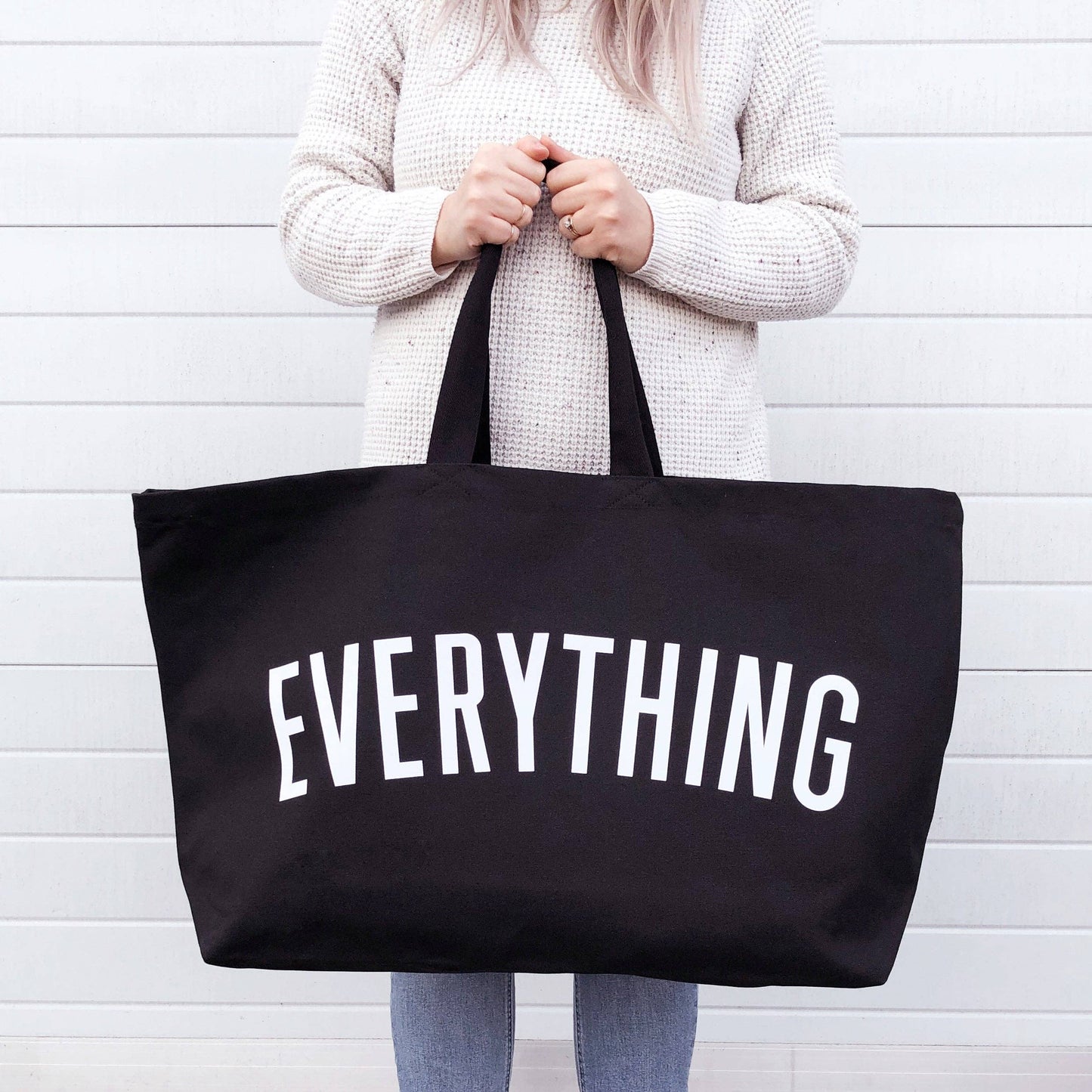 Everything - black REALLY big bag