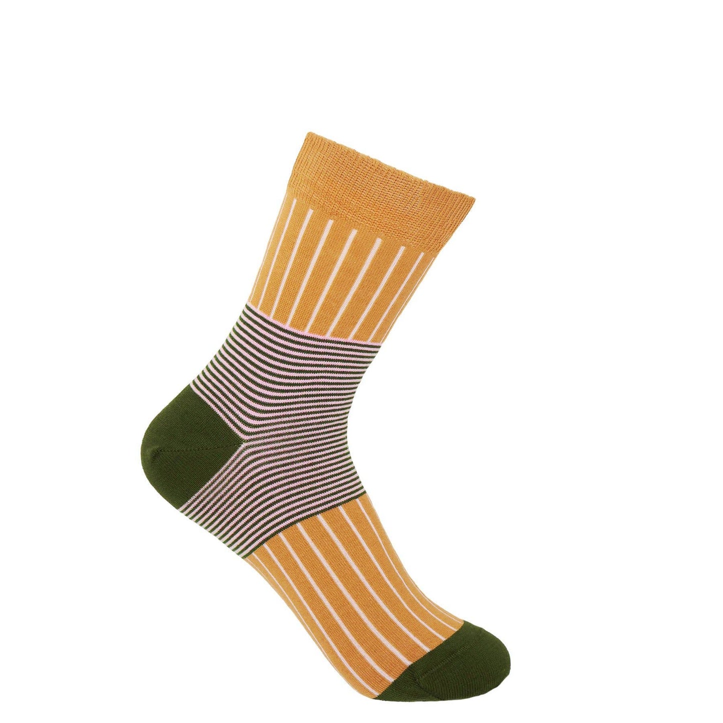 Oxford stripe small luxury socks (size 3-7)