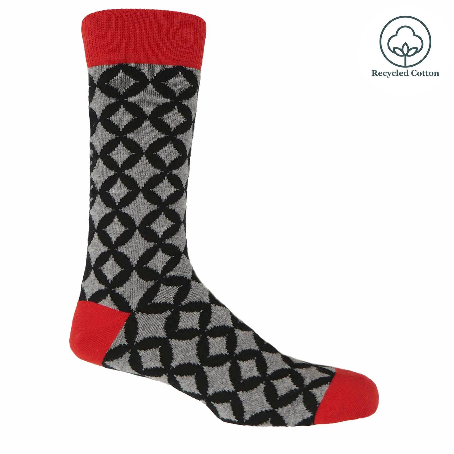 Mosaic large recycled socks (size 6-13)