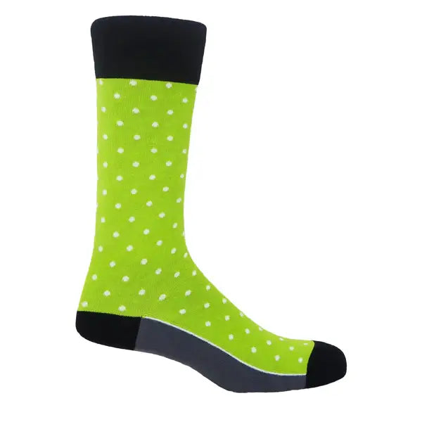 Pin polka large socks (size 6-13)