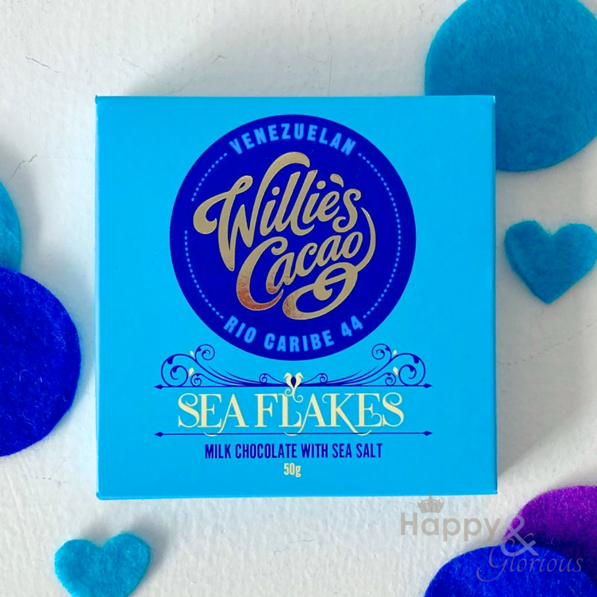 Seaflakes milk chocolate bar