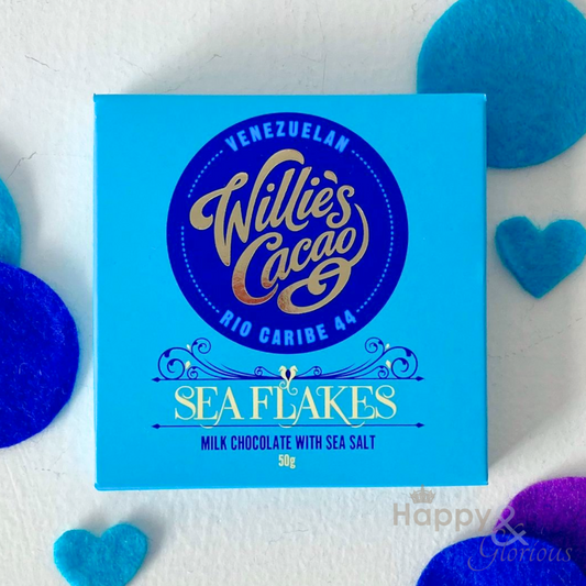 Seaflakes milk chocolate bar