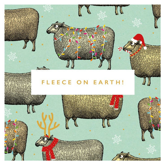 Fleece on earth charity Christmas cards - pack of six