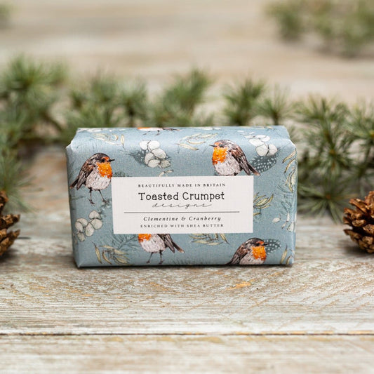 Clementine & cranberry luxury soap