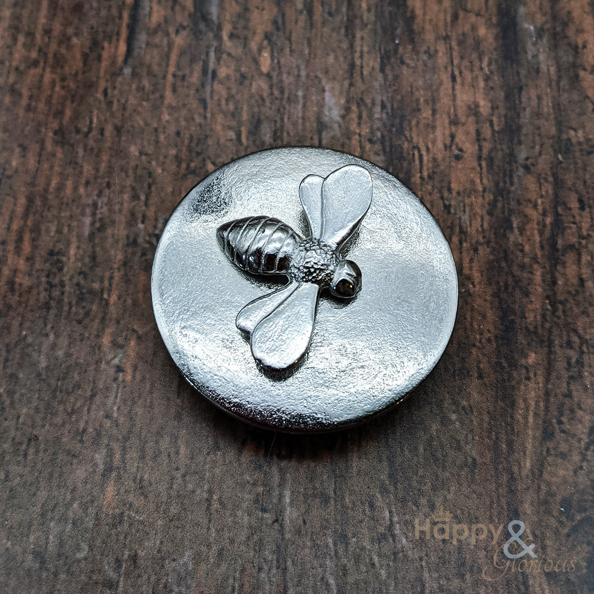 Pewter bee small jewellery & trinket box by Lancaster & Gibbings