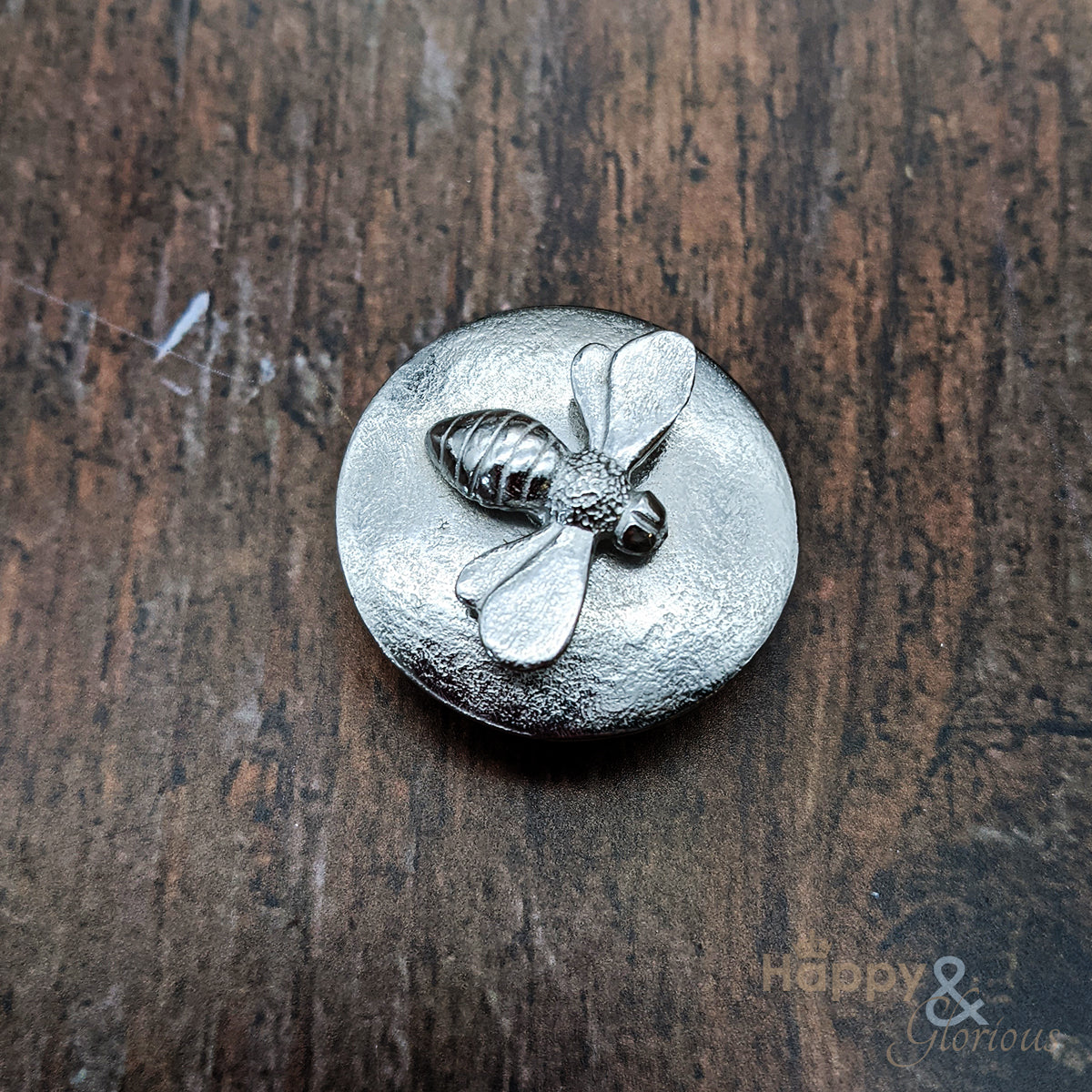 Pewter bee tiny jewellery & trinket box by Lancaster & Gibbings