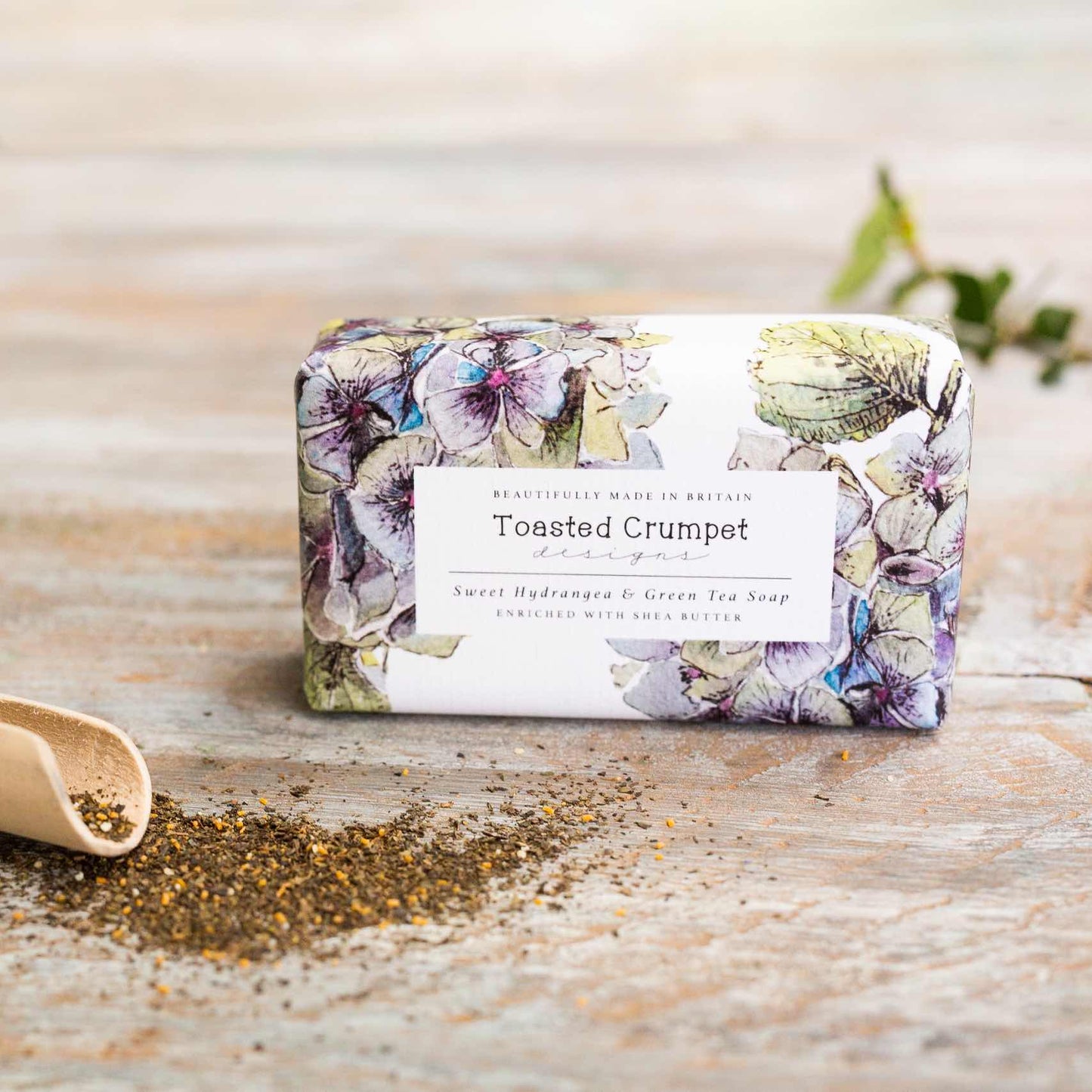 Sweet hydrangea & green tea soap