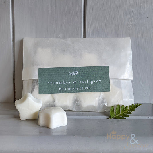 Cucumber & Earl Grey wax melts - pack of 10