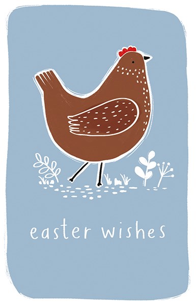 Packs of six Easter cards - made in London